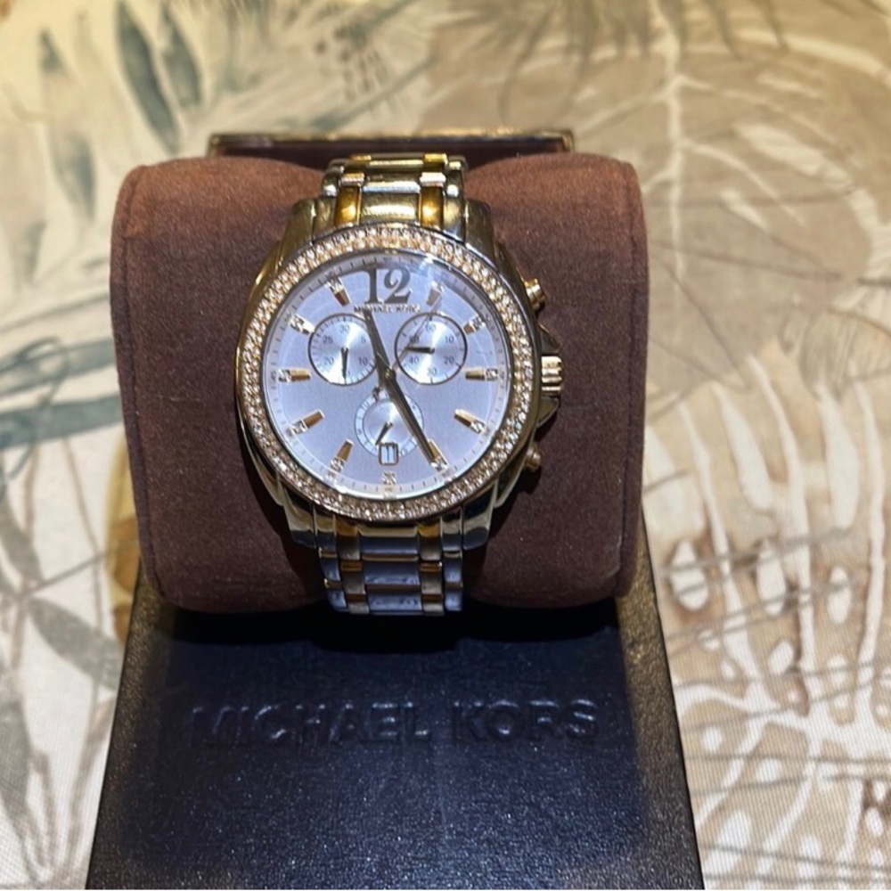 Two-tone gold and sliver Michael Kors Watch